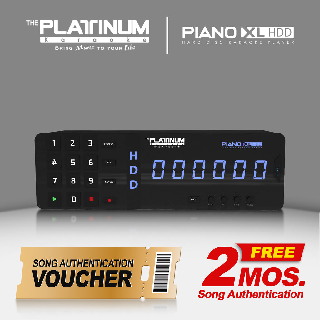 12 Months Song Authentication for Piano XL HDD