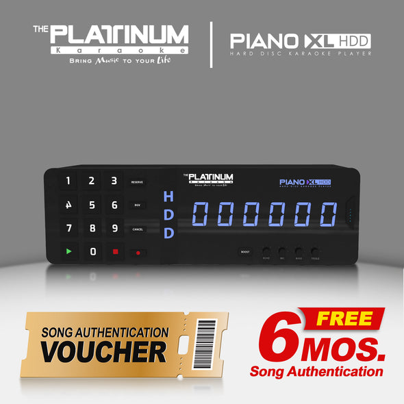 24 Months Song Authentication for Piano XL HDD