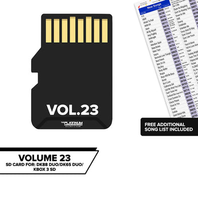 Vol.23 SD Card - DK88 Duo/ DK65 Duo/KBox3 SD