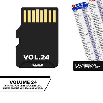 Vol.24 SD Card - DK88 Duo/ DK65 Duo/KBox3 SD/KS10 Mini SD/KS100 Minibox