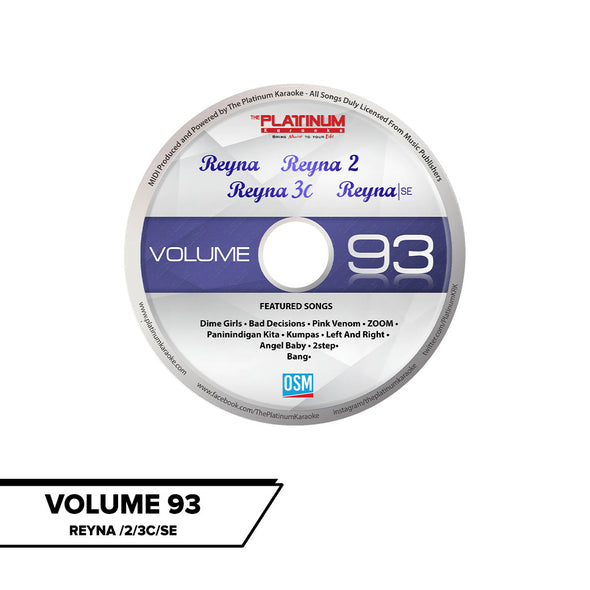 Volume 93 Reyna /2/3C/SE