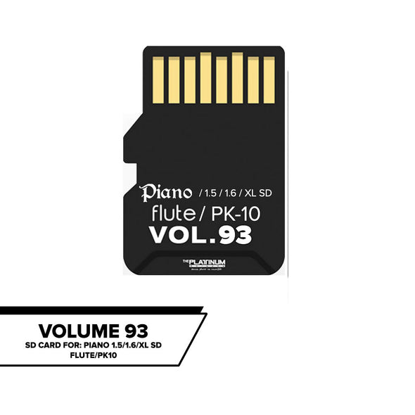 Vol.93 SD Card - Piano/v1.5/v1.6/Flute/Piano XL SD/PK-10